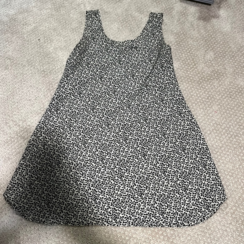 Josie By Natori black & white floral slip dress